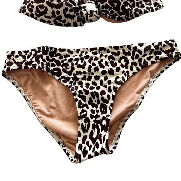 NWT J.Crew Hipster Full-Coverage Leopard Print Bikini Bottom - Picture 5 of 10